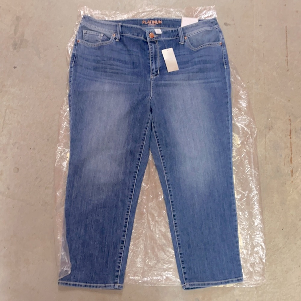 Blue jeans Chico’s platinum size 3